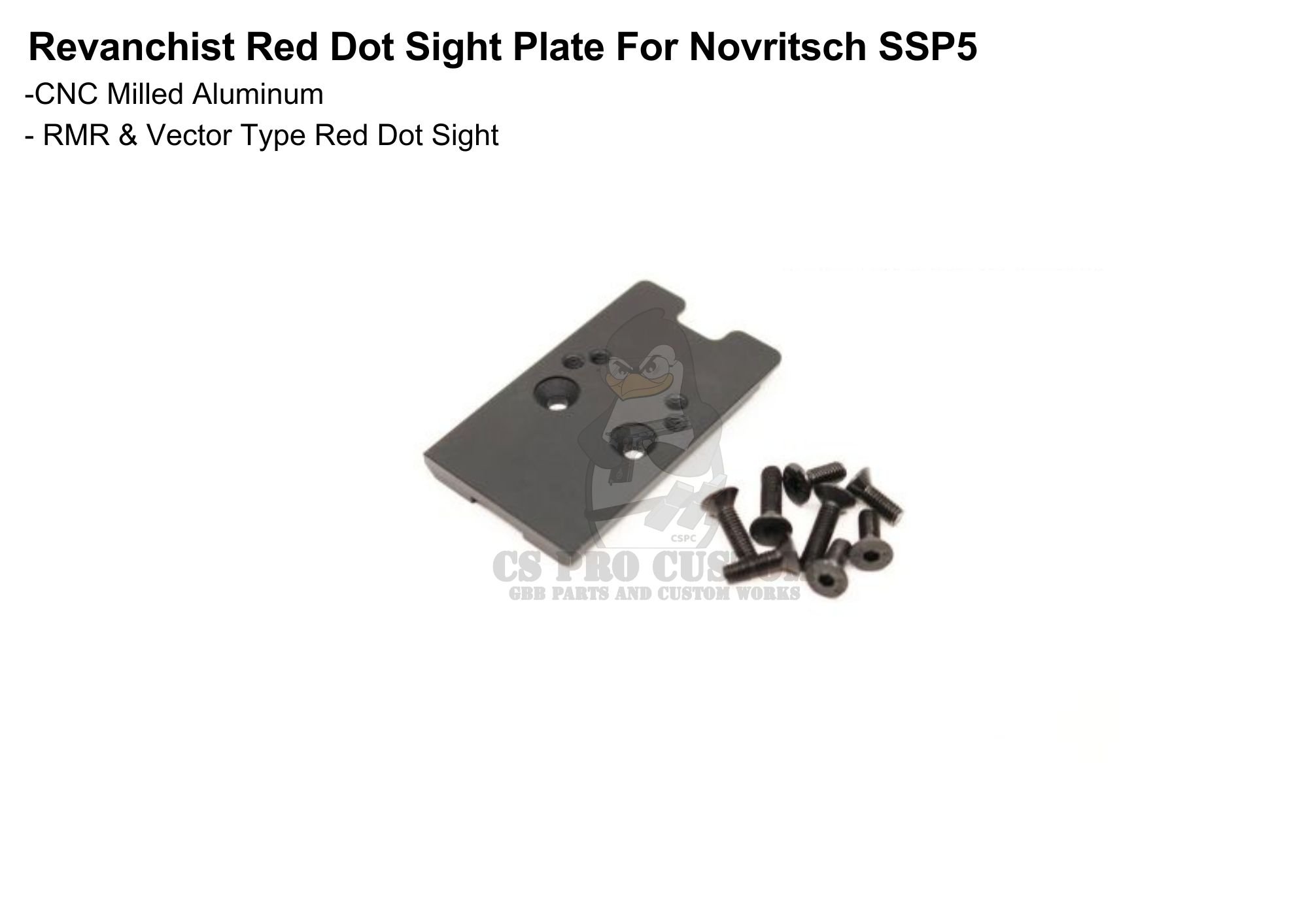 Revanchist Red Dot Sight Plate for Novritsch SSP5