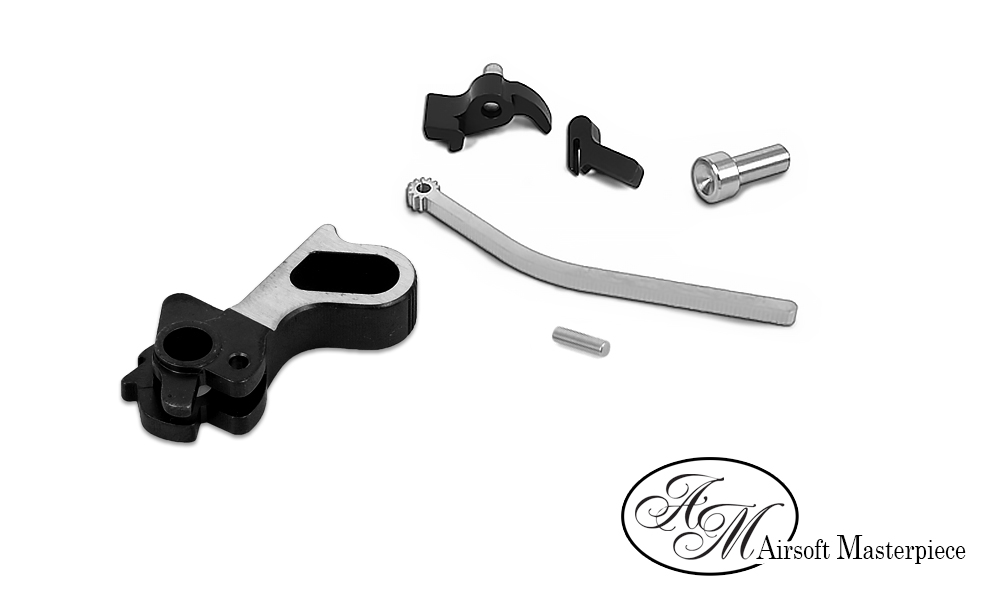 Airsoft Masterpiece CNC Steel Hammer & Sear Set for Marui Hi-CAPA (S Type DVC)