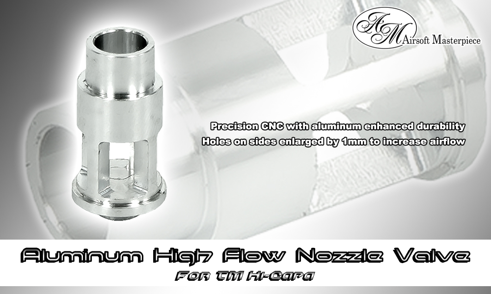 Airsoft Masterpiece Aluminum High Flow Nozzle Valve for Hi-CAPA/1911