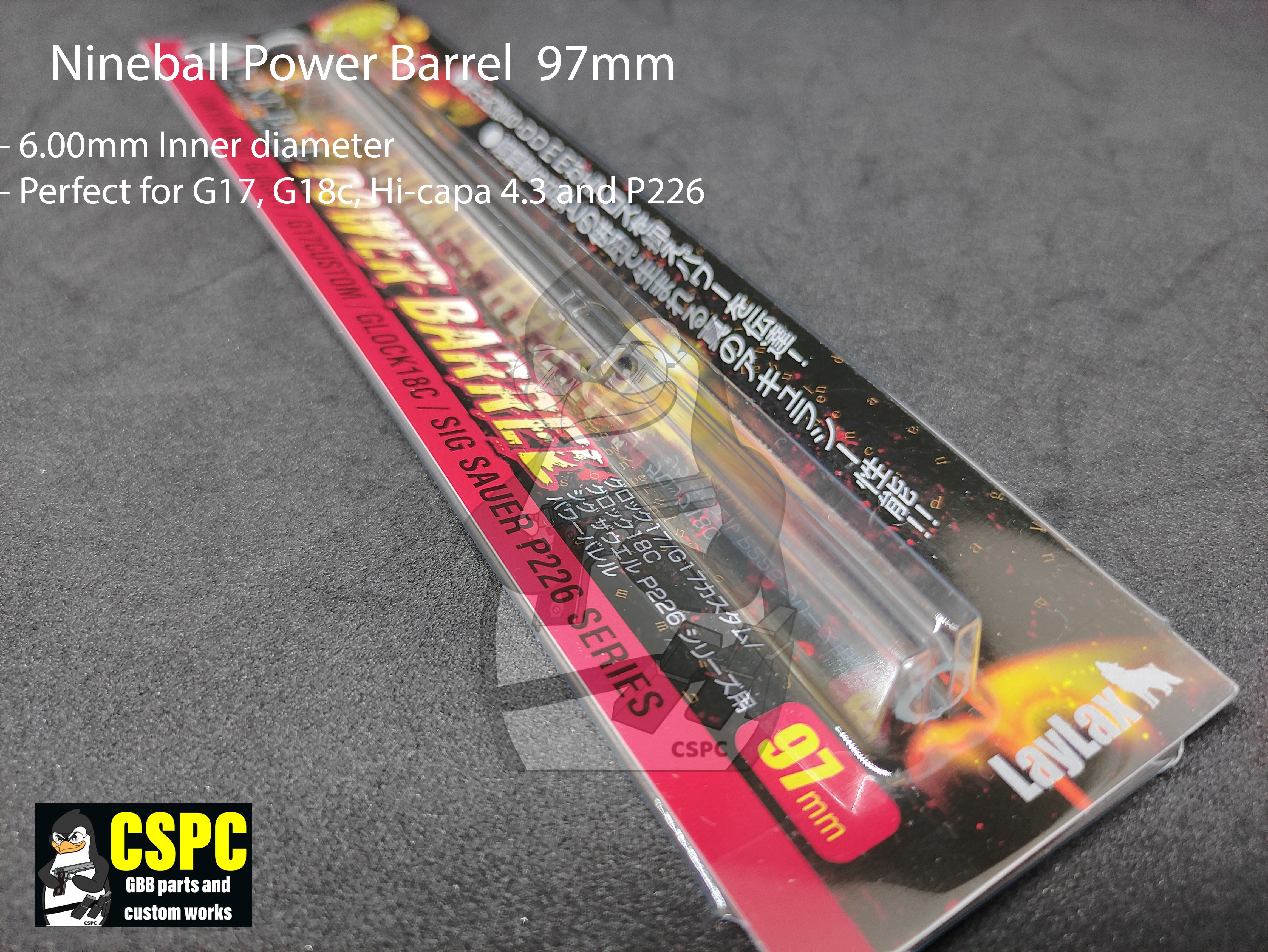 Nine ball Power Barrel 97mm for G17/G18