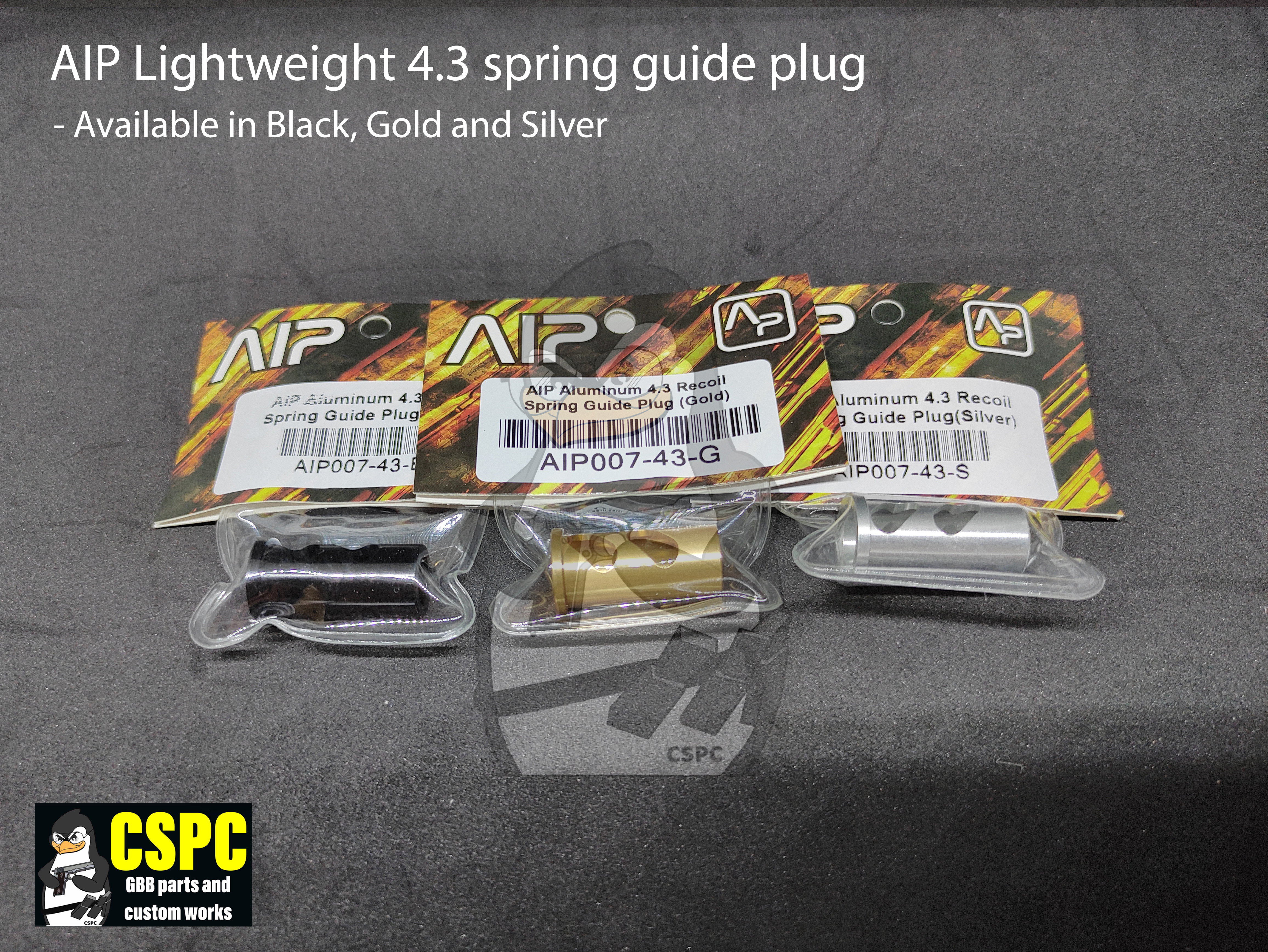 AIP Lightweight 4.3 Spring Guide Plug