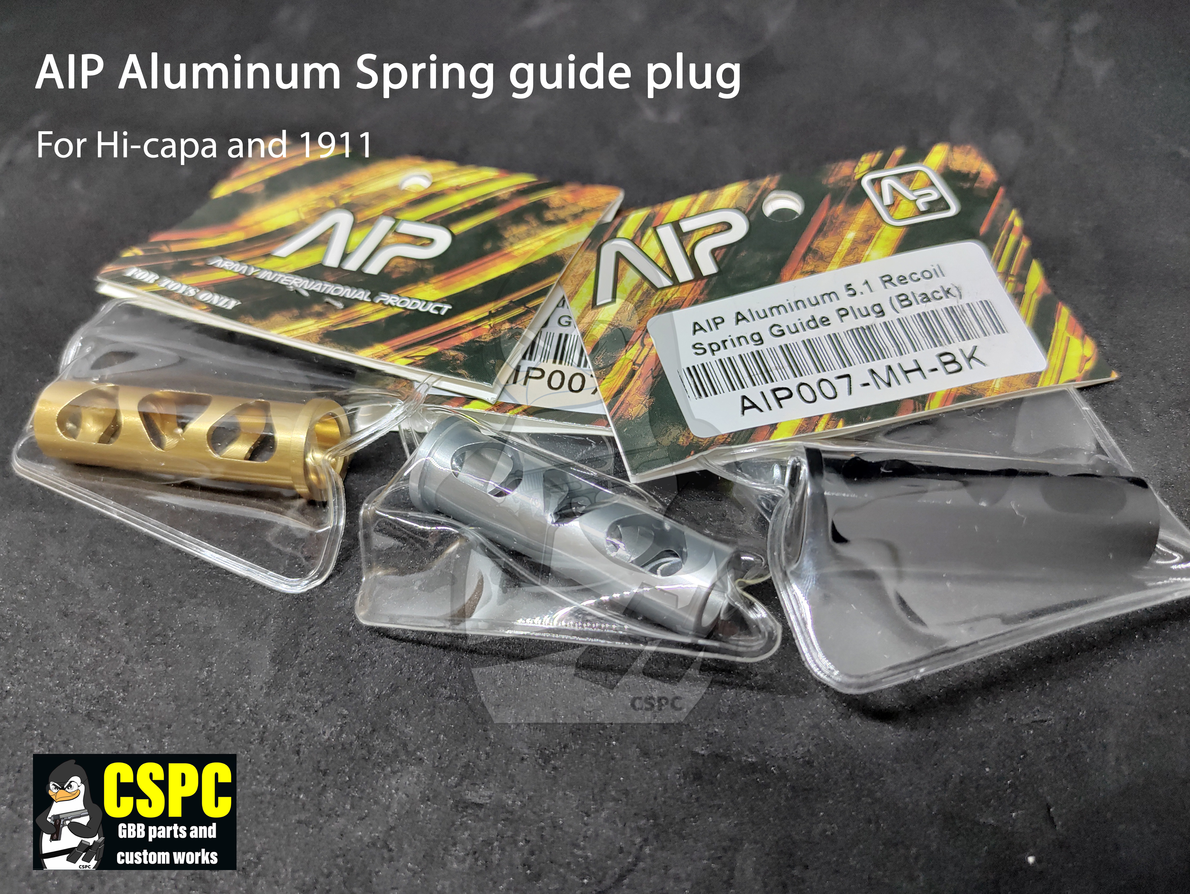 AIP Aluminum 5.1 Spring Guide Plug