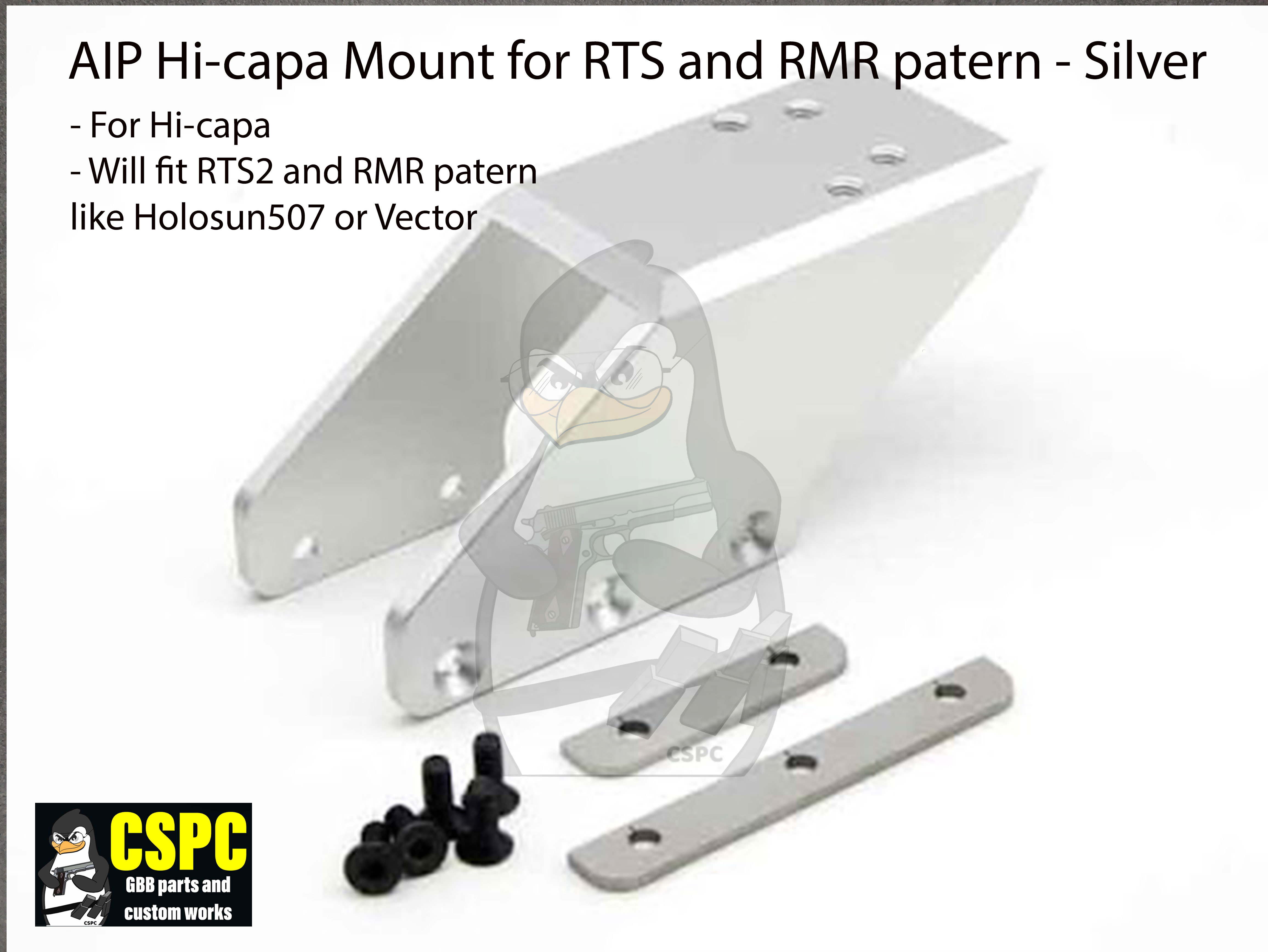AIP Hi-capa Mount for RTS and RMR Pattern 