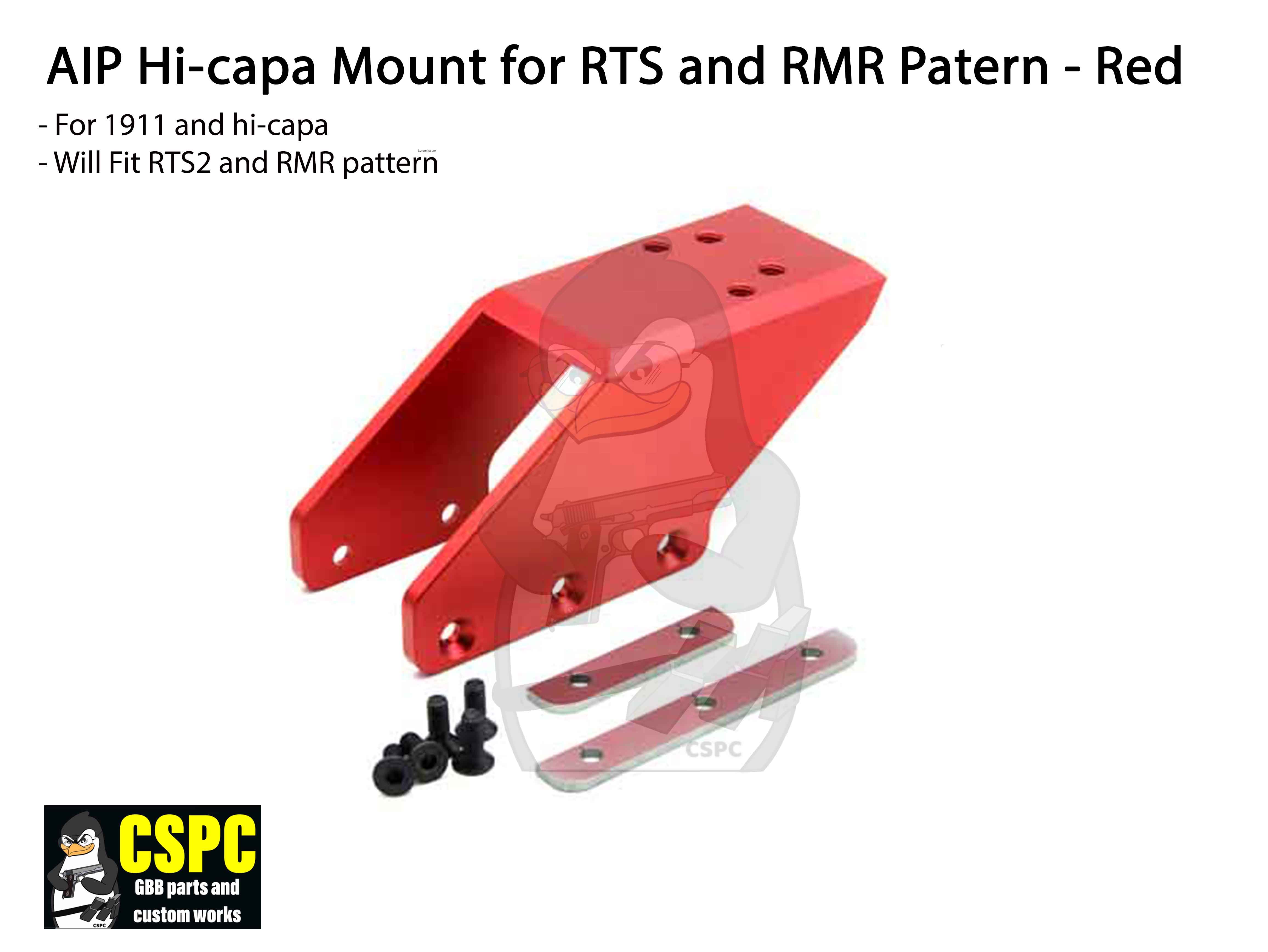 AIP Hi-capa Mount for RTS and RMR Pattern 