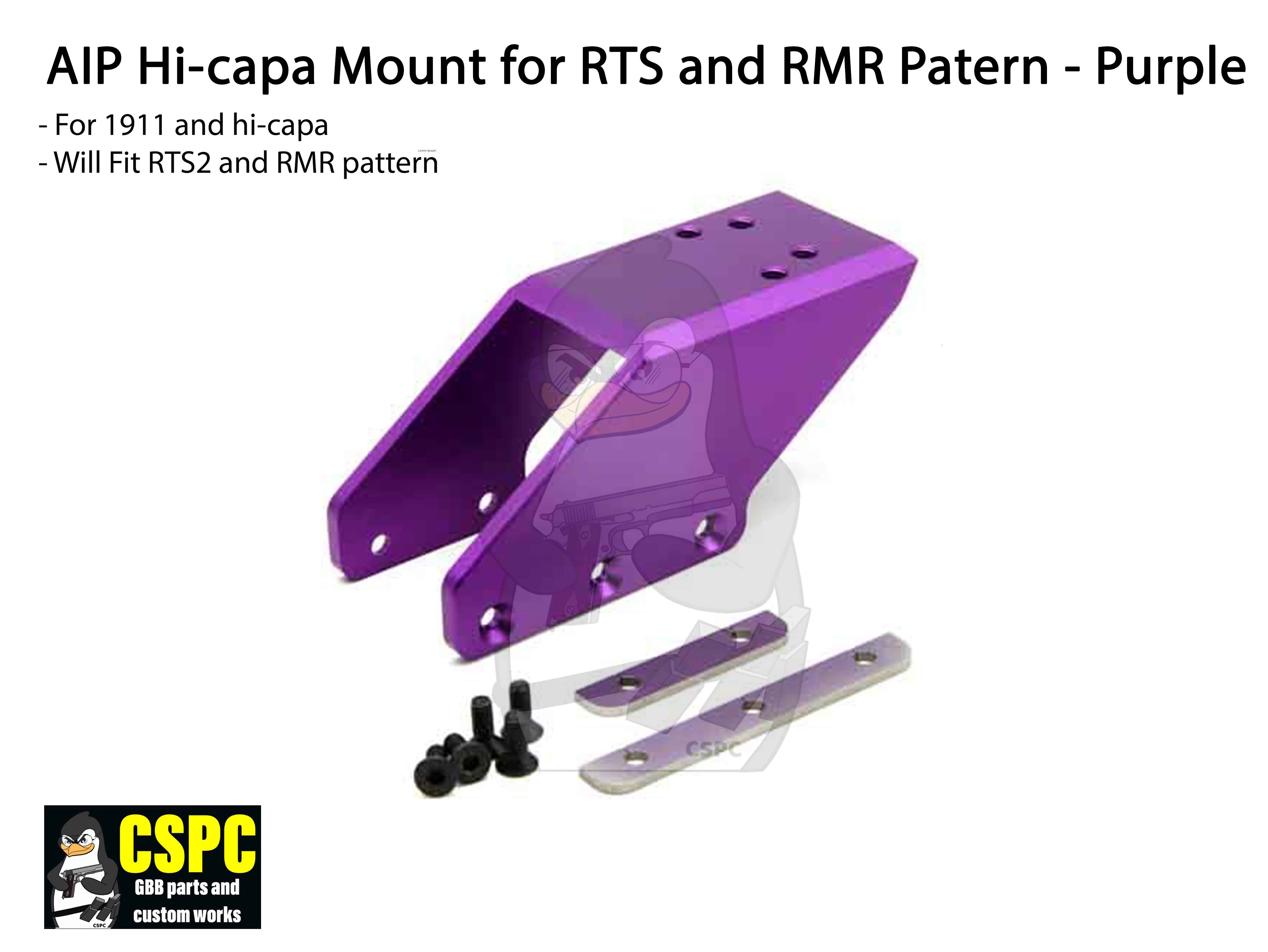 AIP Hi-capa Mount for RTS and RMR Pattern 