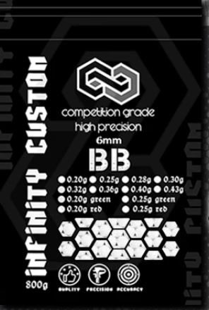 Infinity Custom 6mm BBs Competition Grade High Precision - 800g