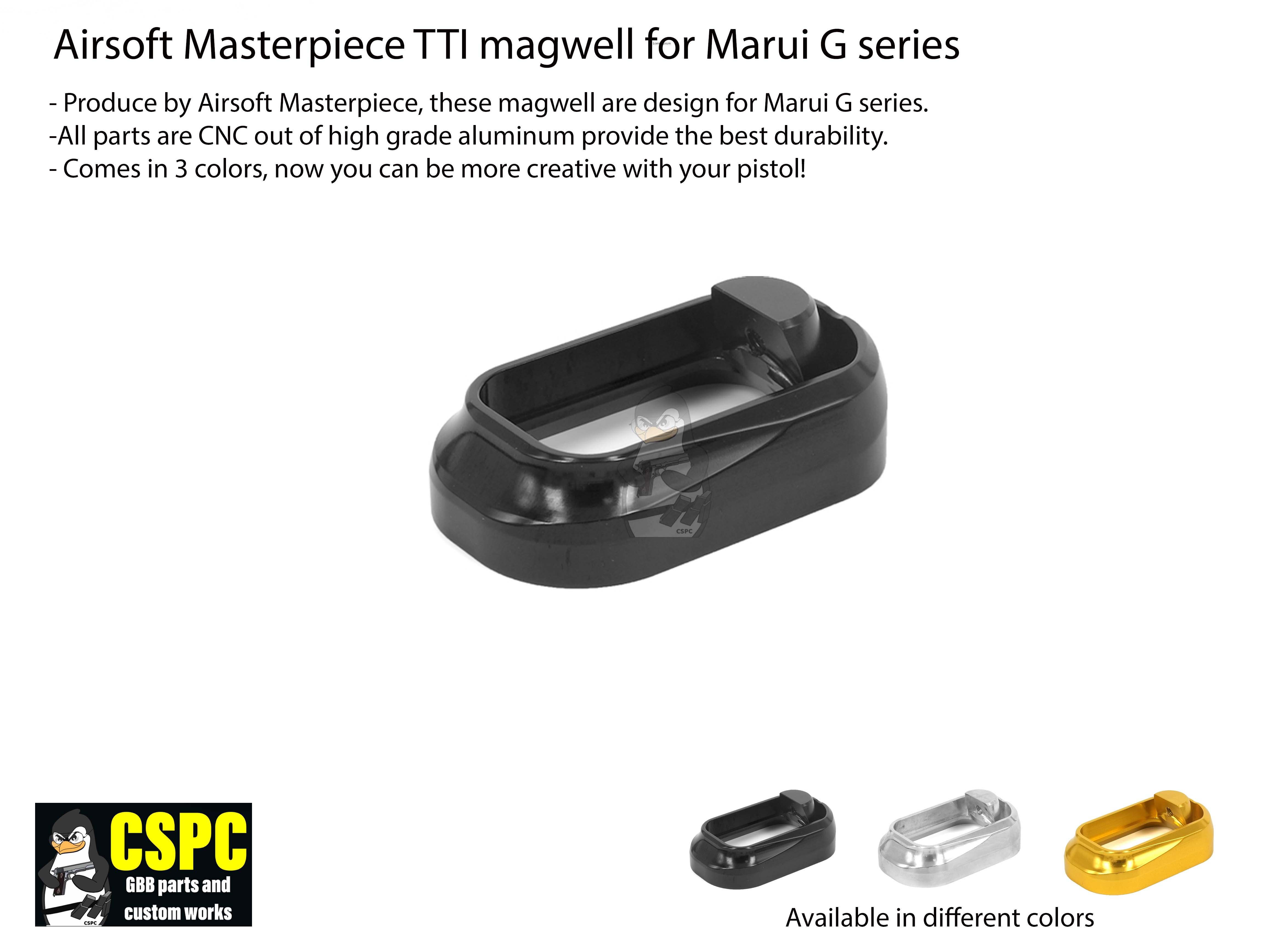 Airsoft Masterpiece TTI Magwell for Marui G Series