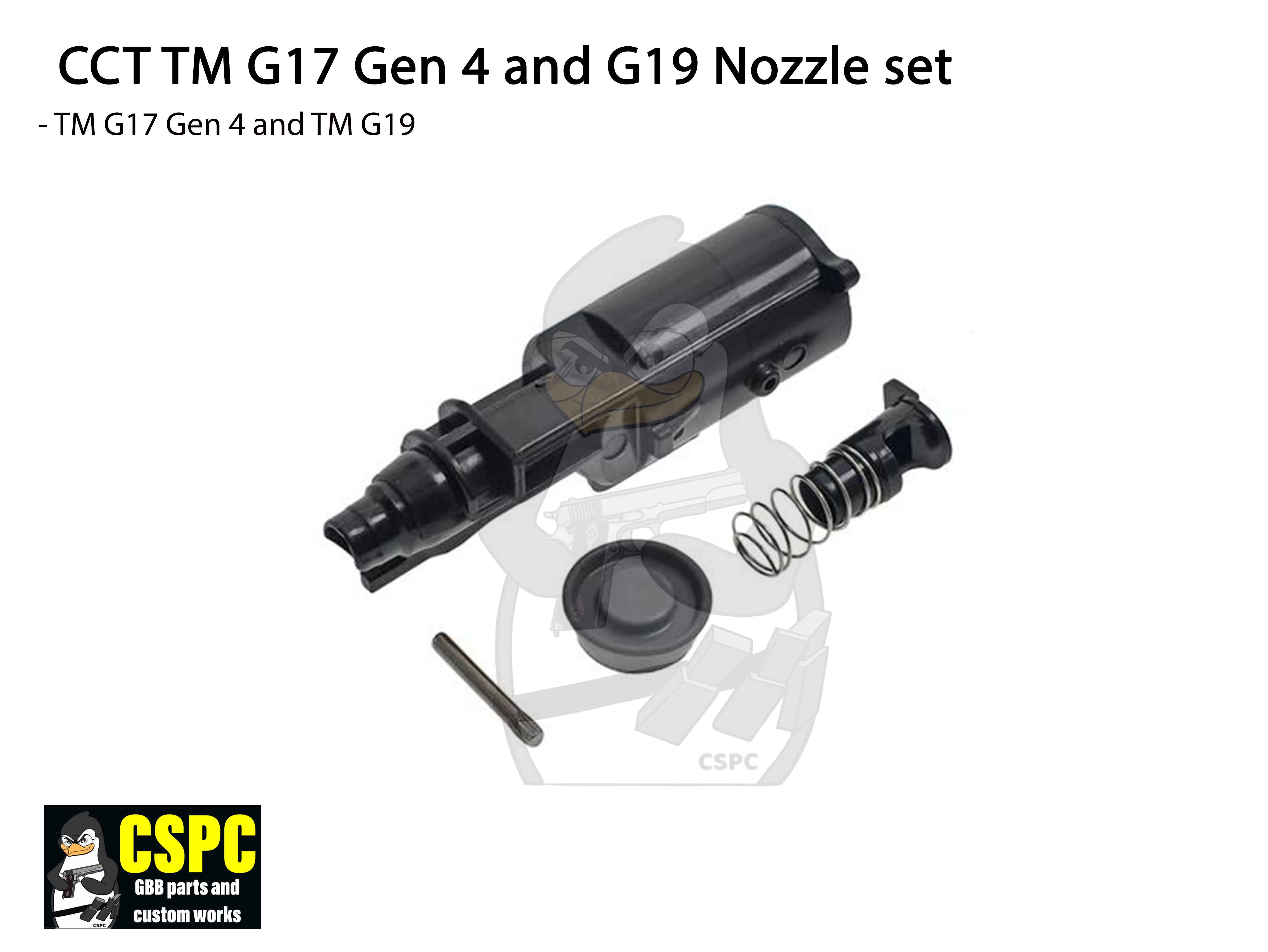 CCT TM G17 Gen 4 and G19 Nozzle Set