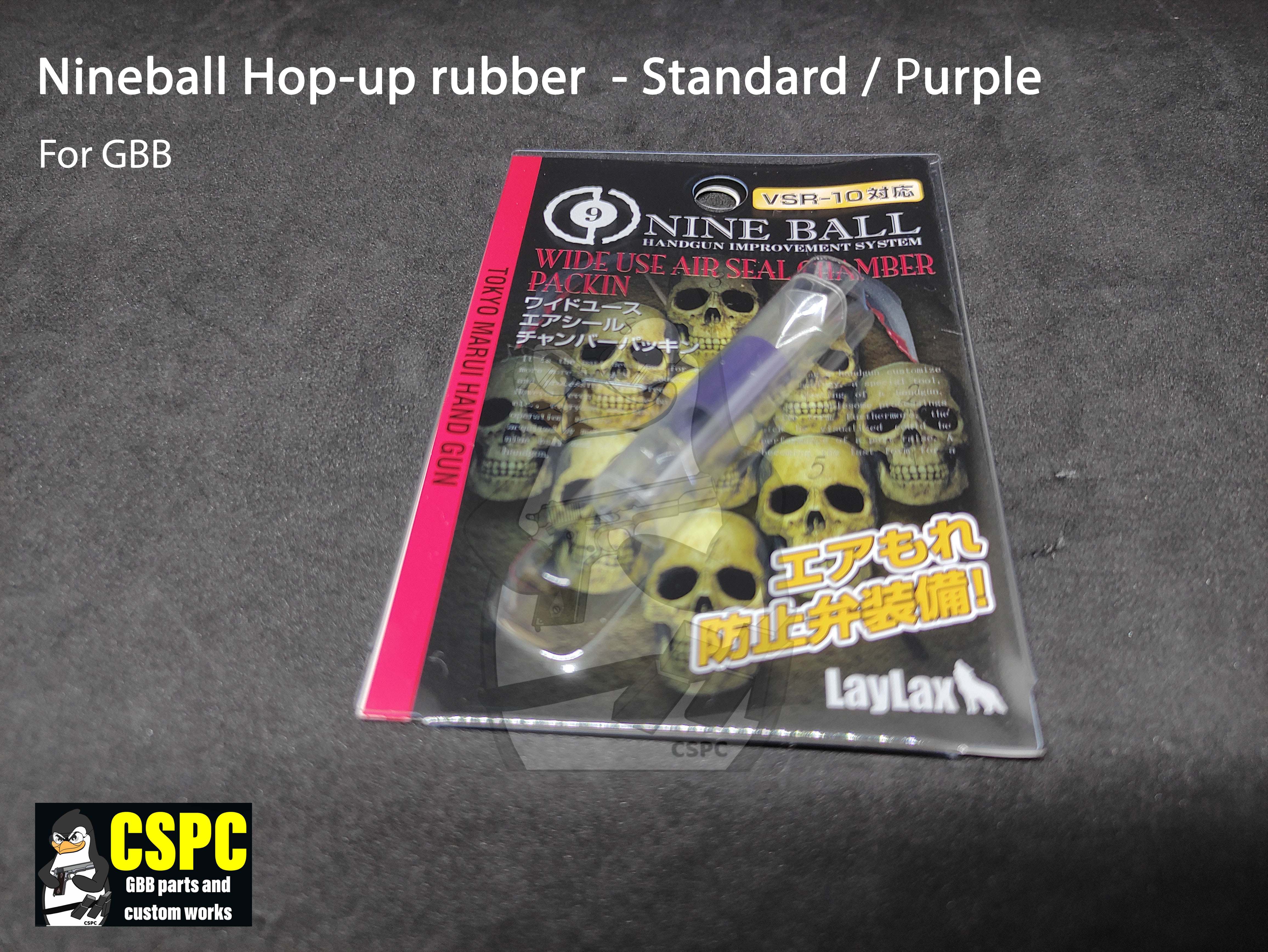 Nine ball Hop-up Rubber purple - GBB