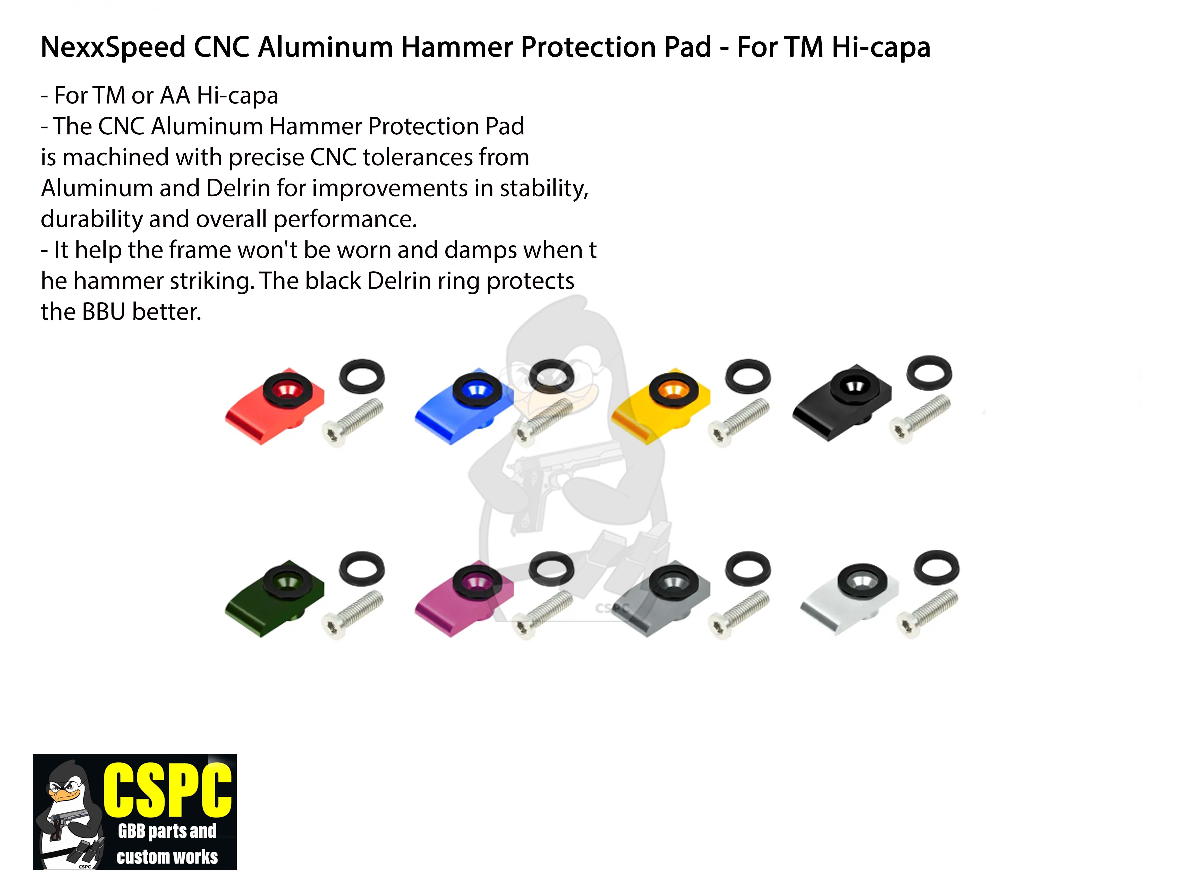 Nexxspeed CNC Aluminum Hammer Protection Pad For TM Hi-capa