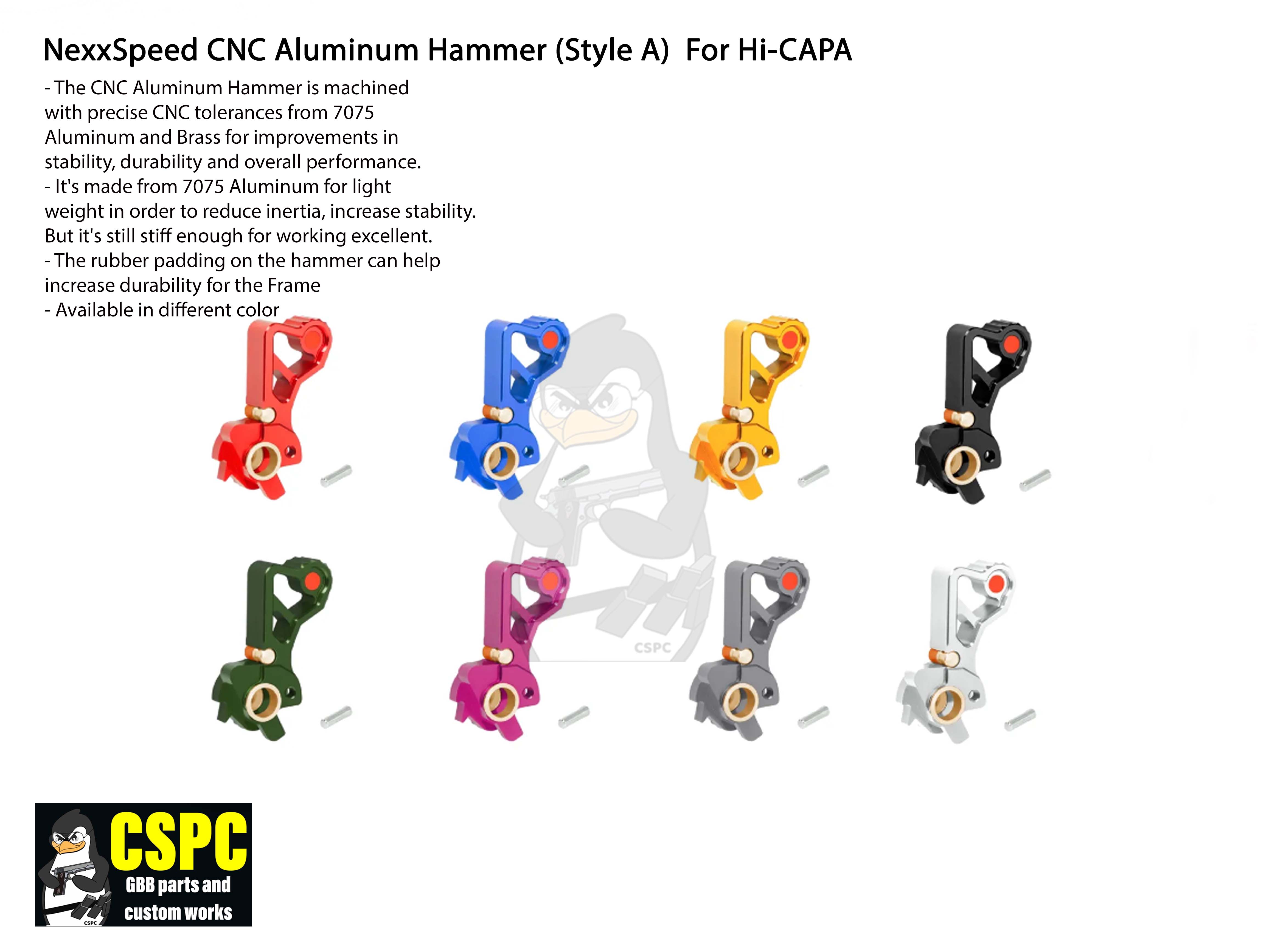 NexxSpeed CNC Aluminum Hammer For Hi-CAPA (Style A) 