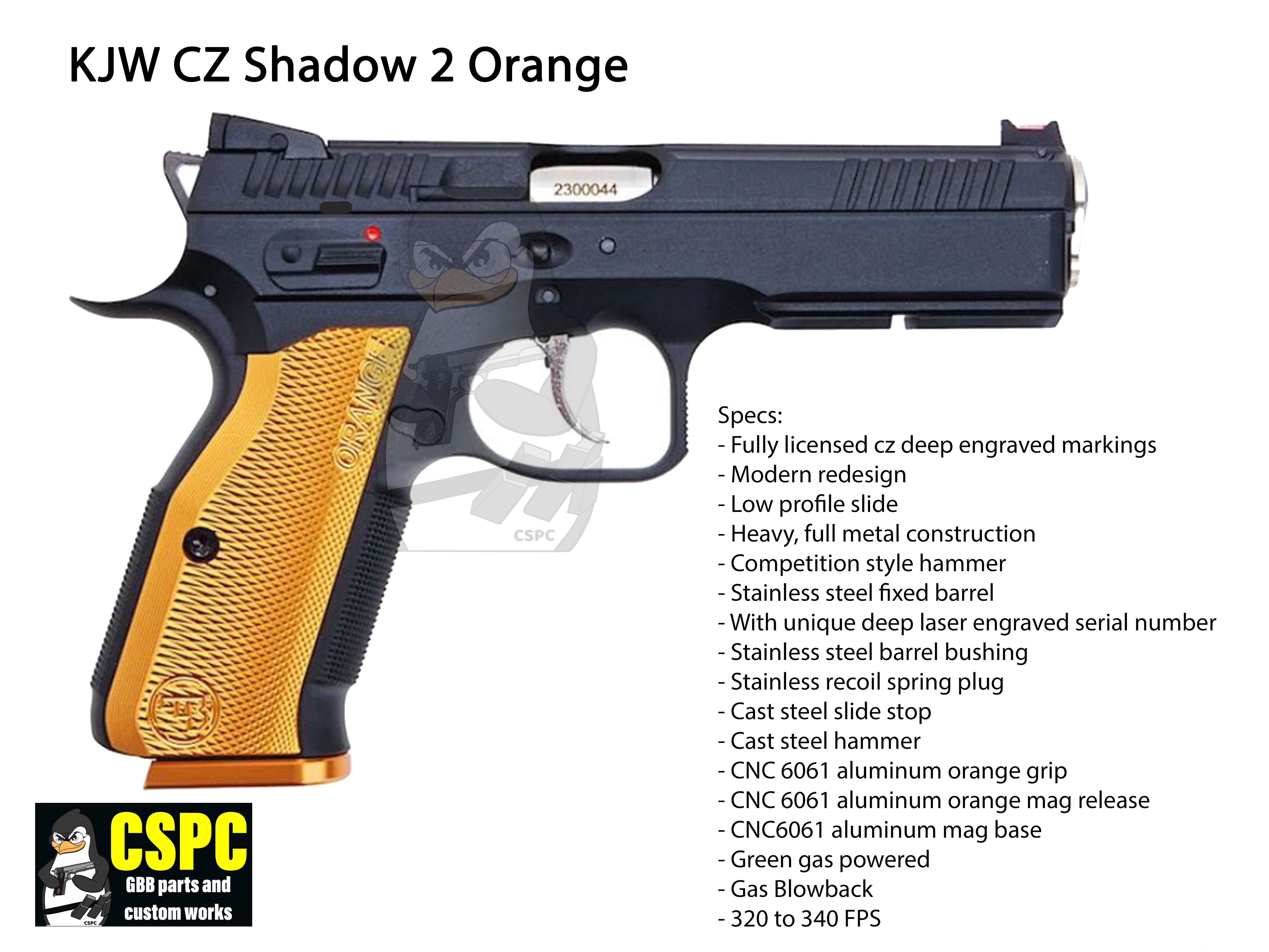 KJW CZ Shadow 2 Orange