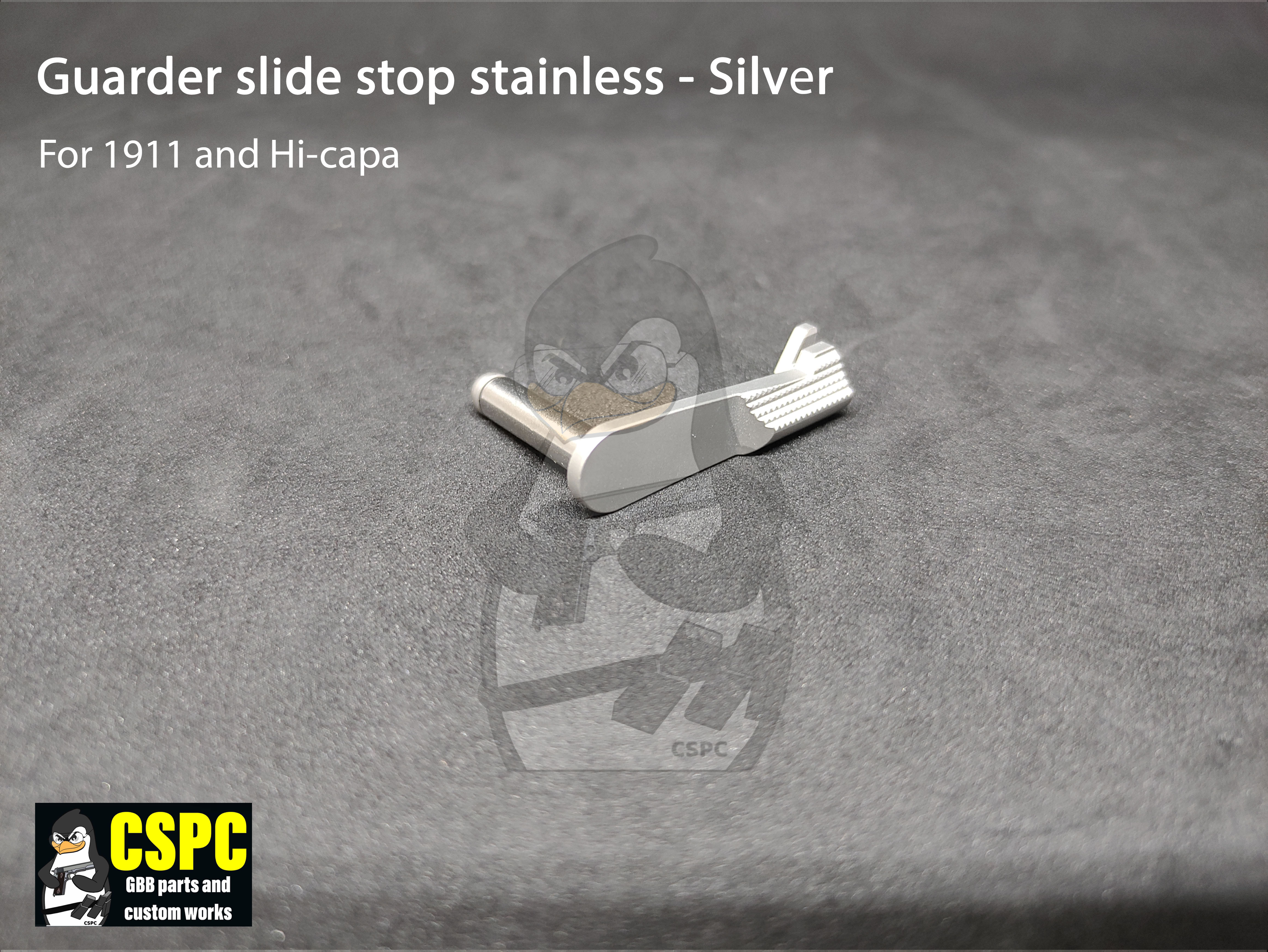 Guarder Stainless Slide Stop for MARUI M1911