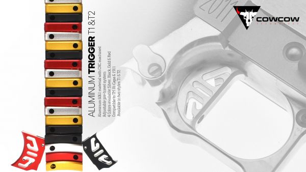 Cowcow Aluminum Trigger T2  for TM Hi-Capa
