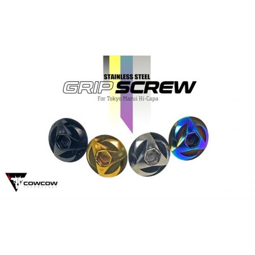 Cowcow Stainless Steel Grip Screw for Hi-Capa