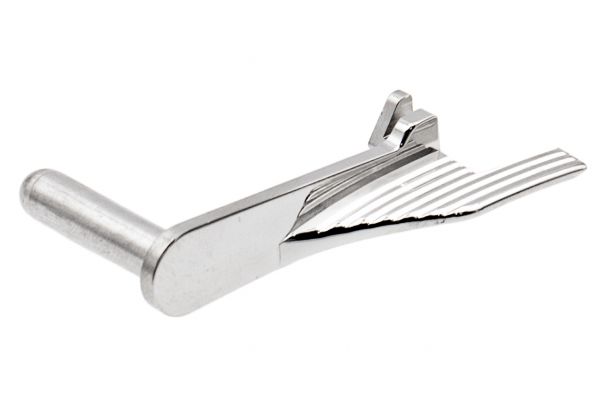 5KU Stainless Steel Slide Stop Extended For Tokyo Marui TM Hi-Capa GBB Pistol Series ( Silver )