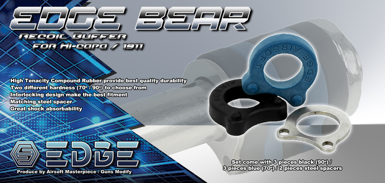 EDGE “BEAR” Recoil Buffer Set for Hi-CAPA