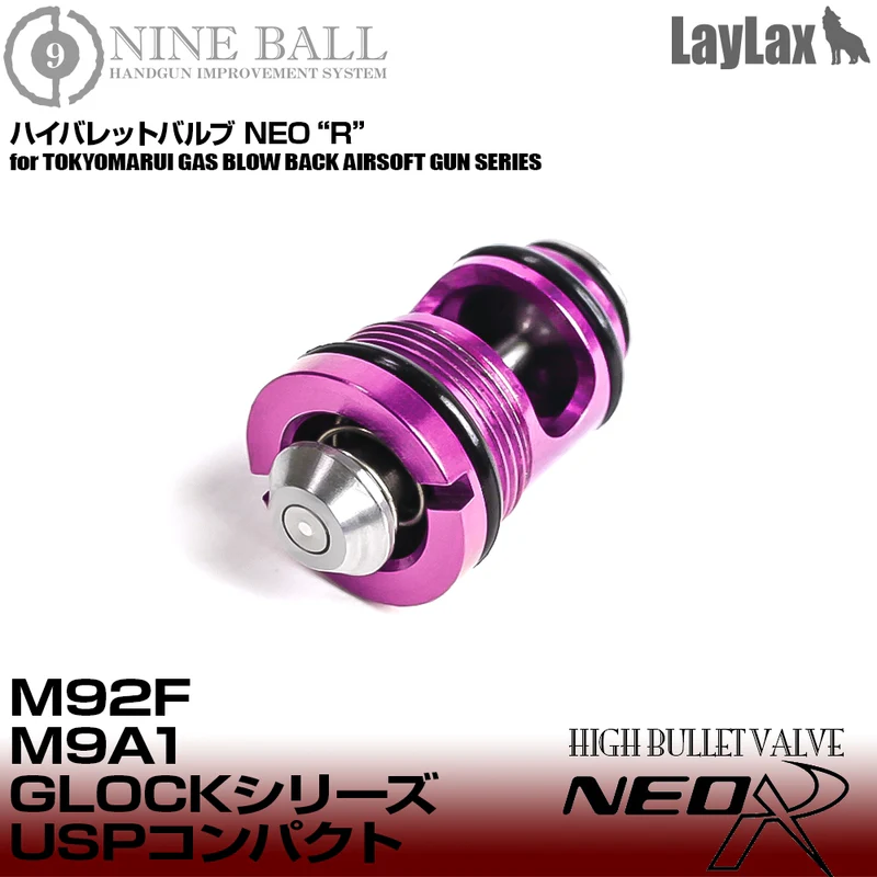 Nine Ball High Bullet Valve NEO R for G-series/M9
