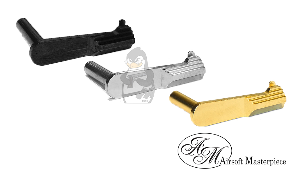 Airsoft Masterpiece CNC Steel Slide Stop – Infinity Style