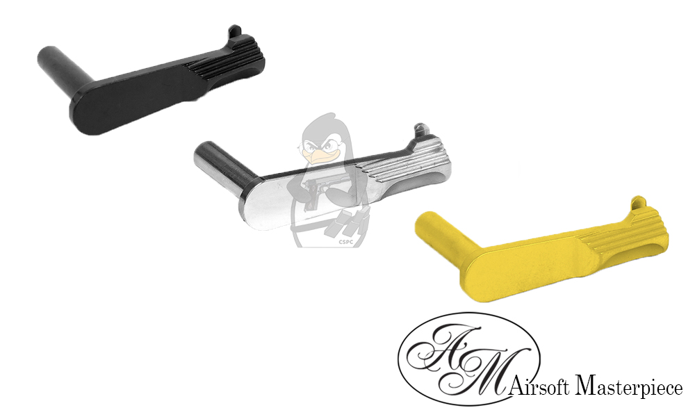Airsoft Masterpiece CNC Steel Slide Stop – S Costa Style