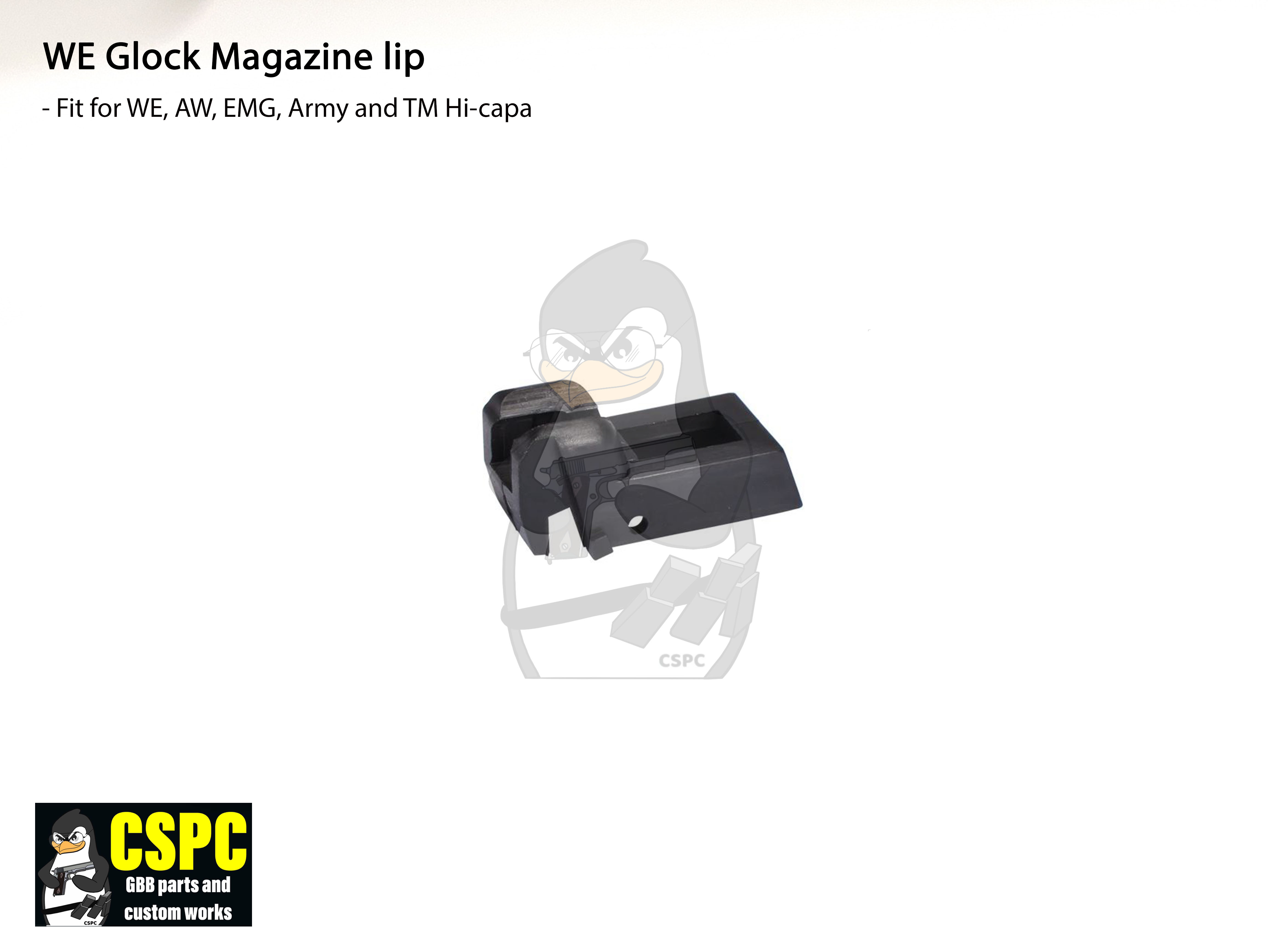WE/AW glock magazine lip