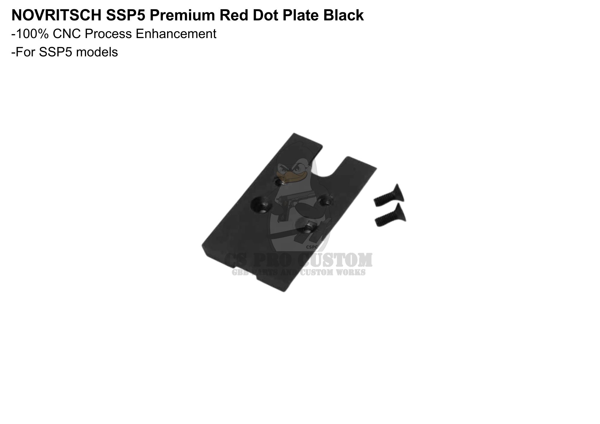 NOVRITSCH SSP5 Premium Red Dot Plate