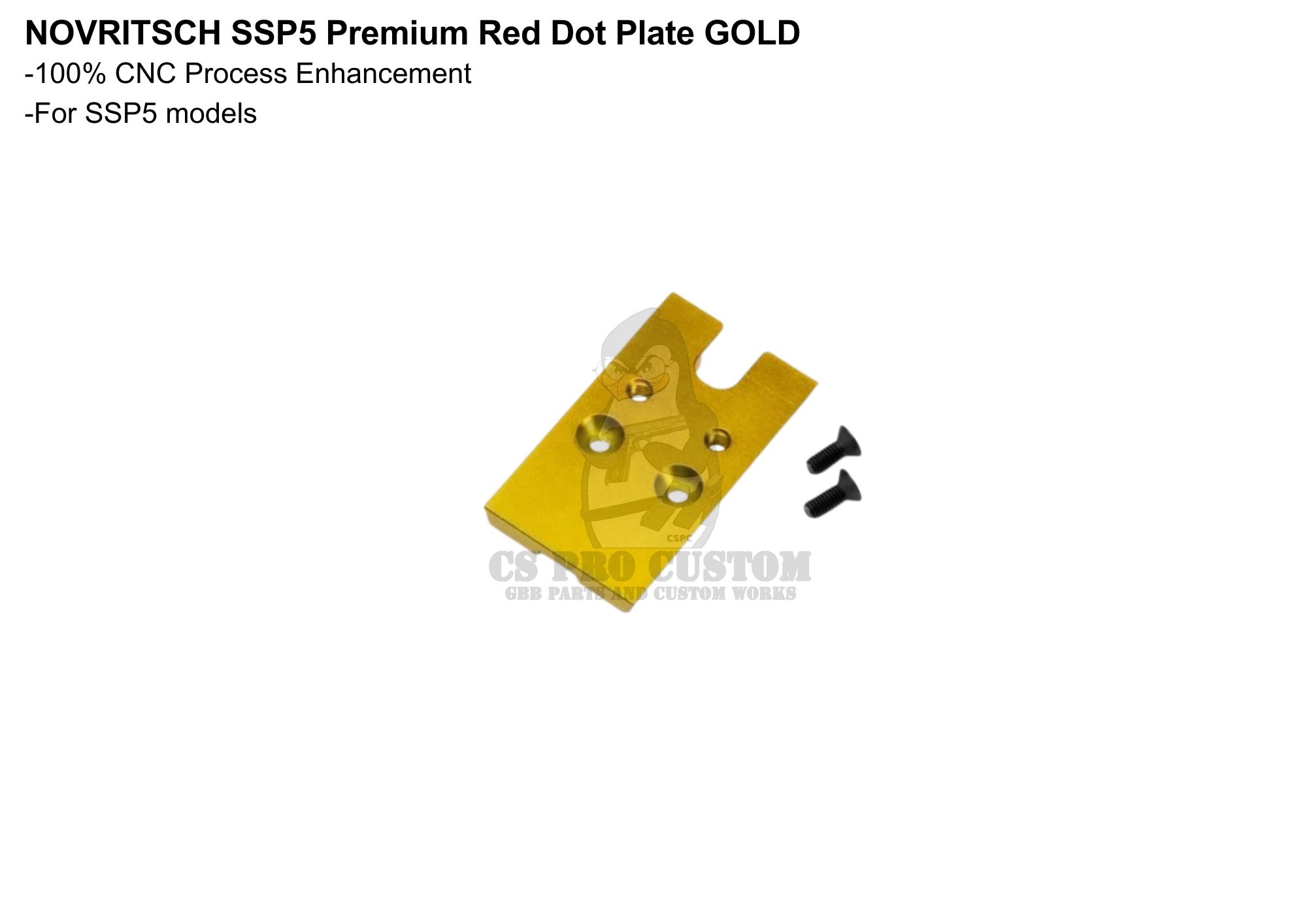 NOVRITSCH SSP5 Premium Red Dot Plate
