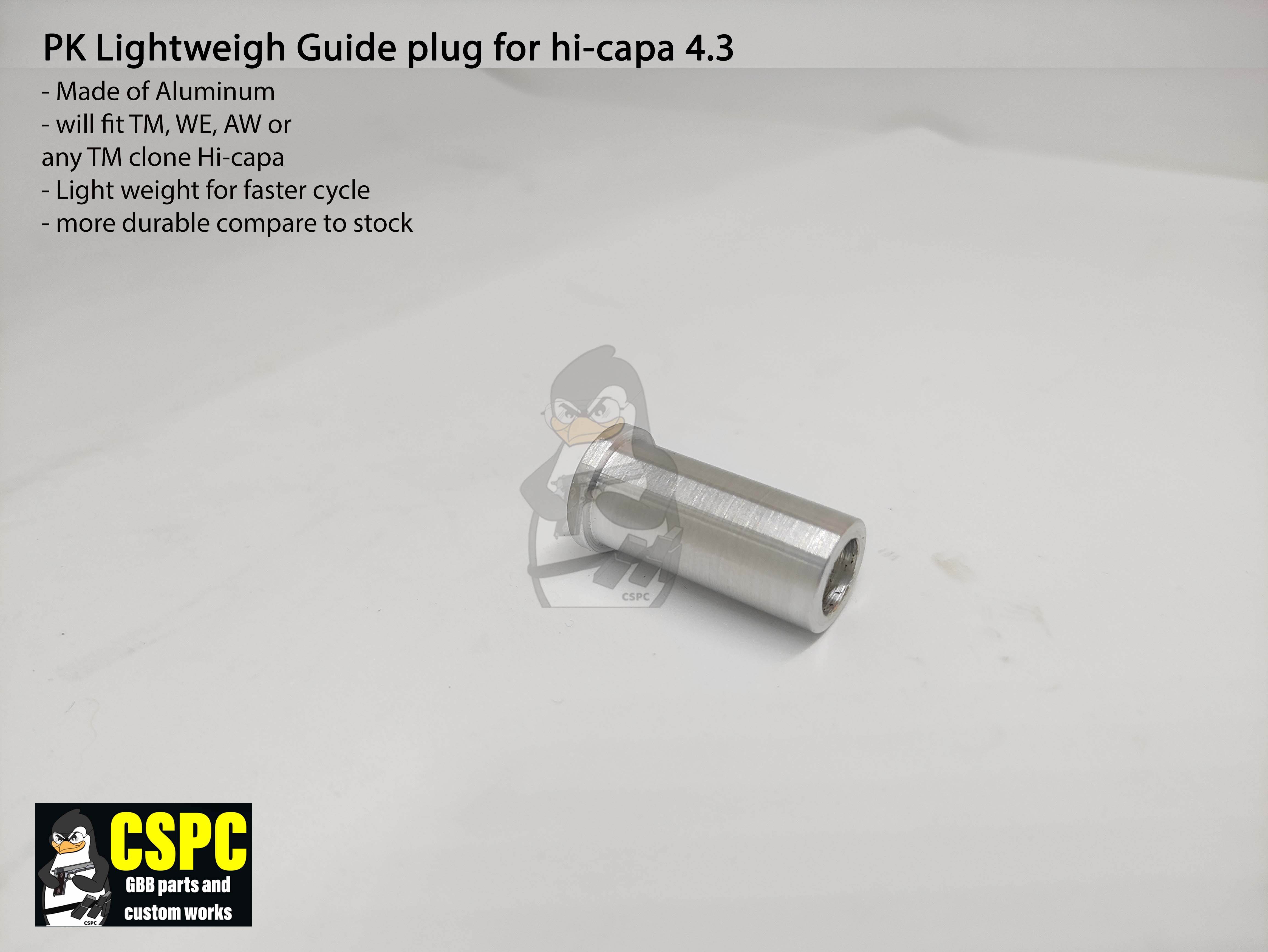 PonchKuztom Lightweight Guide Plug for Hi-Capa 4.3