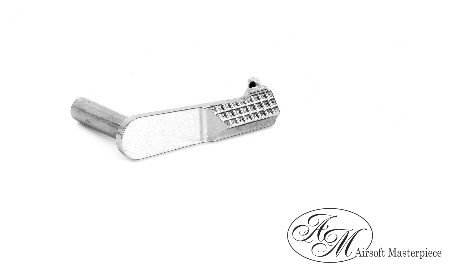Airsoft Masterpiece Steel Infinity Slide Stop for Hi-CAPA / 1911 (SILVER)