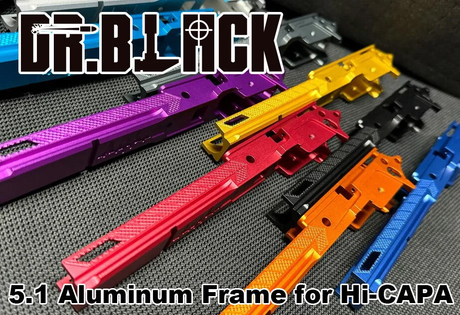 Dr. Black CNC Aluminum 5.1" Frame for Hi-capa -Style 05