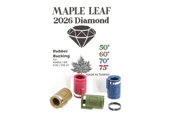Maple Leaf 2026 Diamond Hop Up Rubber Bucking For Marui TM / WE / KJW GBB & VSR ( Degree 50° / 60° / 70° / 75° )