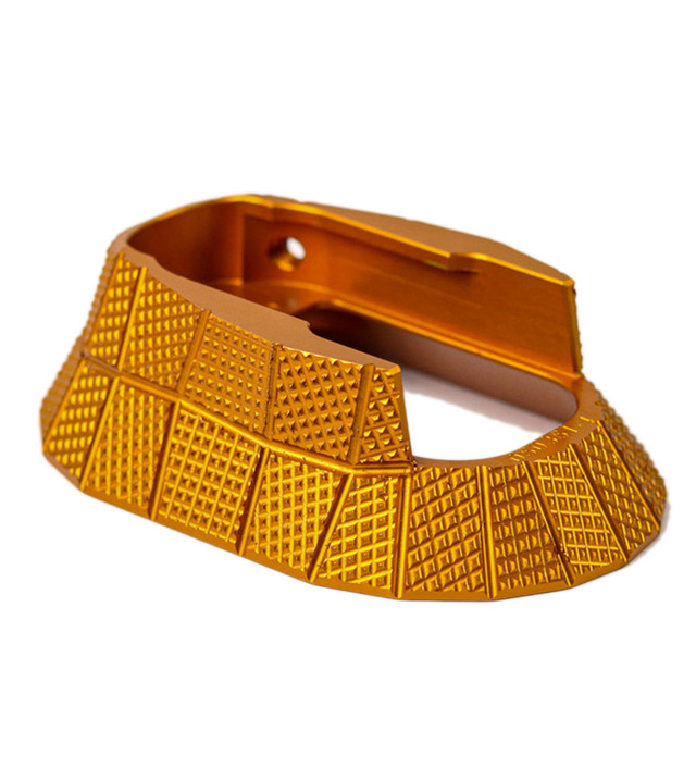 LOK GRIPS CZ TSO | TS Series Magwell GridLOK Aluminum Orange