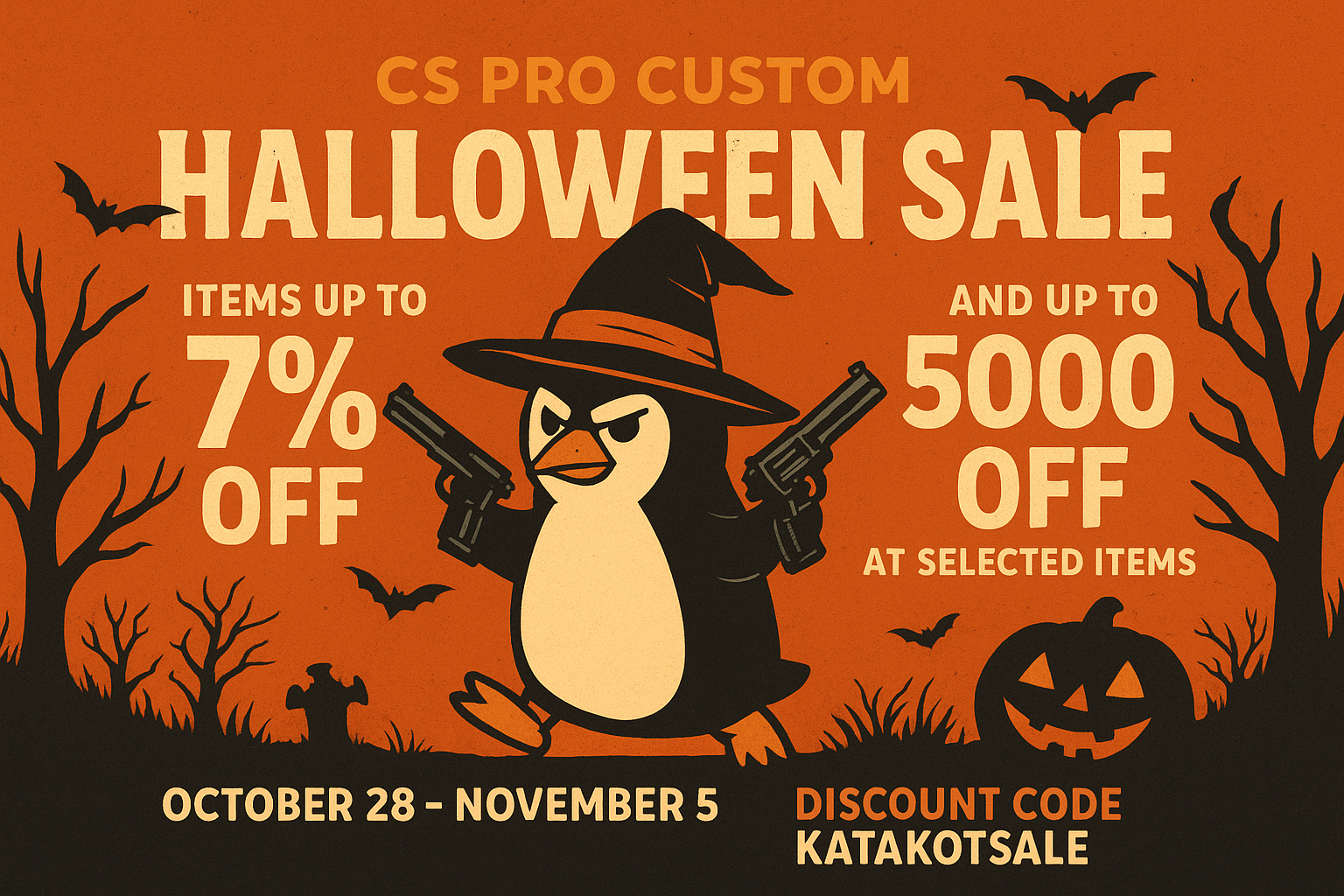 HALLOWEEN SALE!