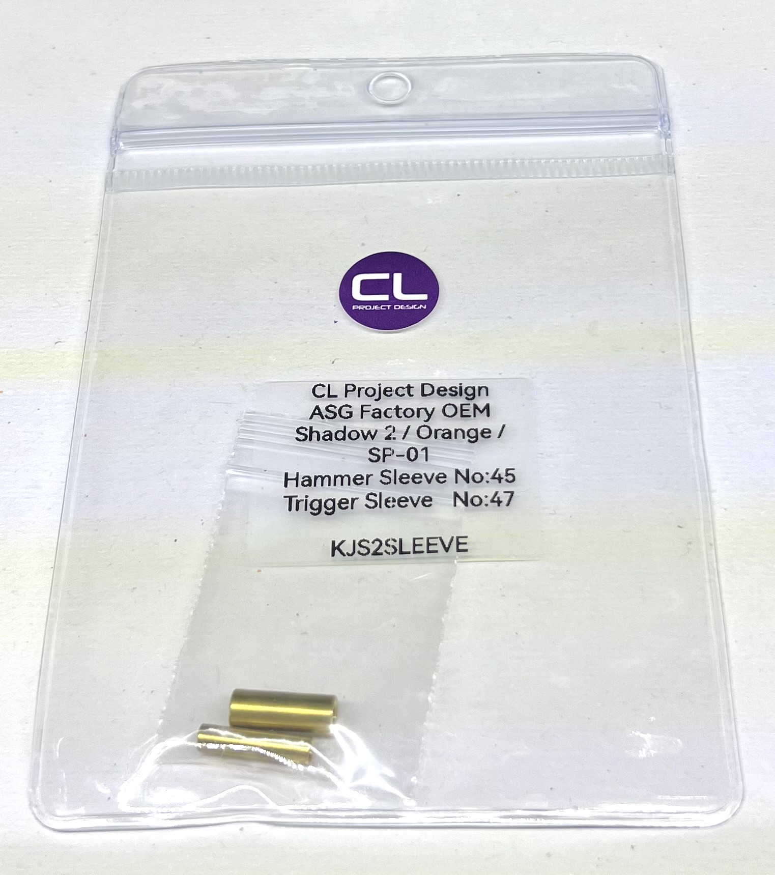 CL Project Design OEM Hammer Sleeve and Trigger sleeve for KJW/ASG Shadow 2/ Orange/ SP01