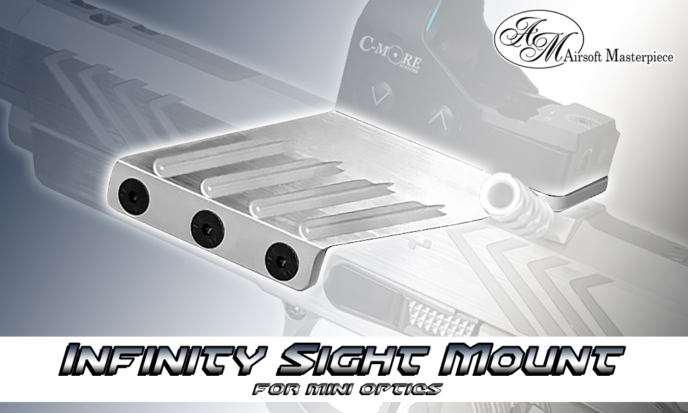 Airsoft Masterpiece Infinity Sight Mount for Mini Optic - Black