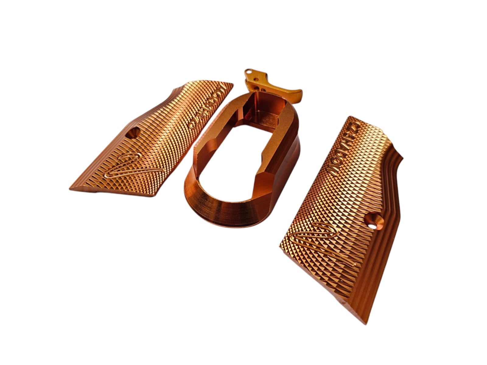 CL Project 7075 Aircraft Aluminum CNC Grip With Mag Well With Trigger Set For KJ Shadow 2 GBB OG