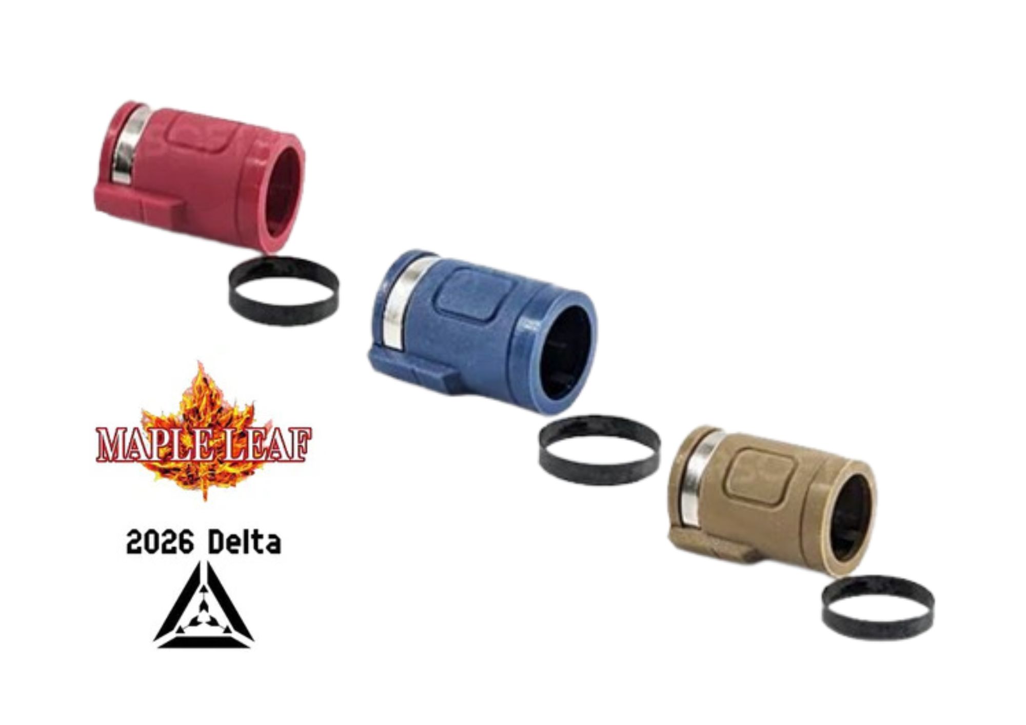 MAPLE LEAF 2026 DEG DELTA HOP UP RUBBER-FOR ACCURACY