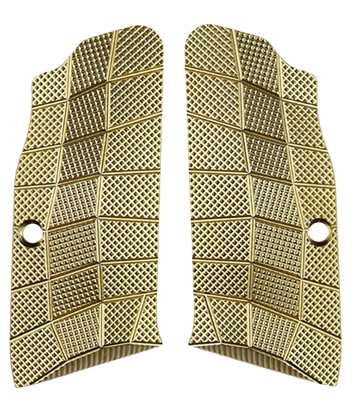LOKGRIPS Tanfoglio Palm Swell GridLOK Brass