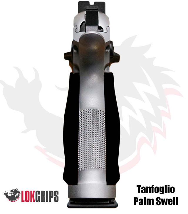 LOKGRIPS Tanfoglio Palm Swell GridLOK Brass