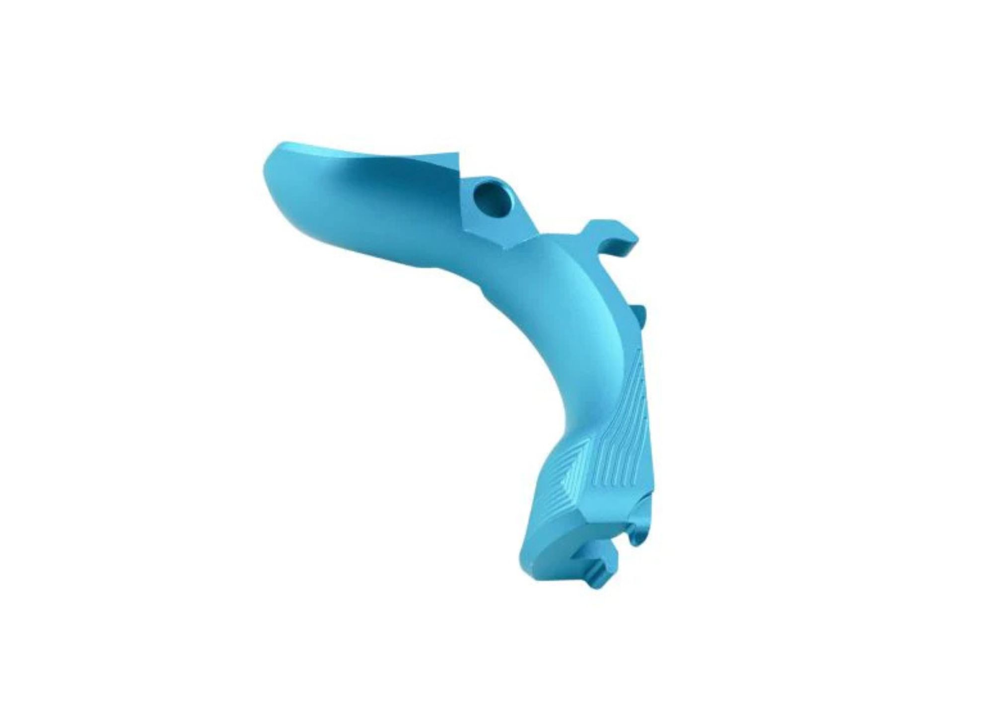 Dr. Black Aluminum Grip Safety For Hi-capa Type A (AQUA BLUE)