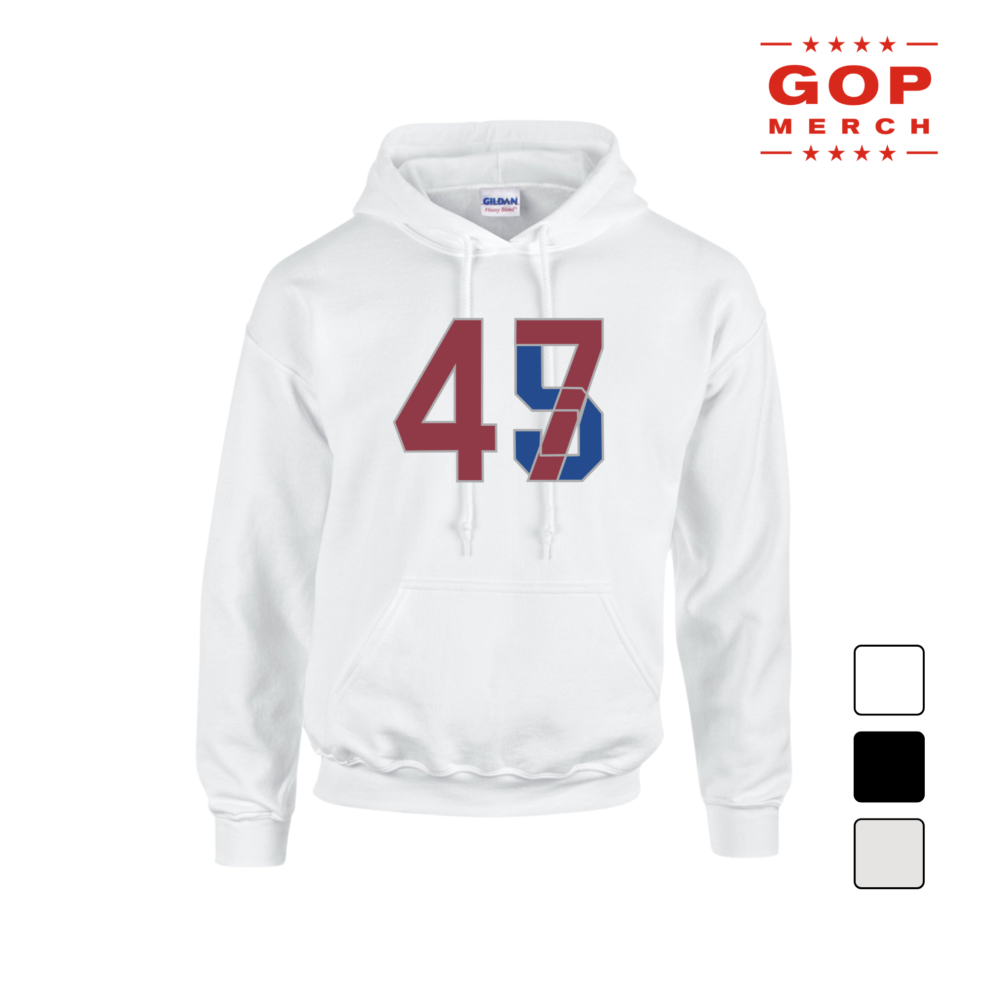 4547 Overlay Hooded Sweatshirt