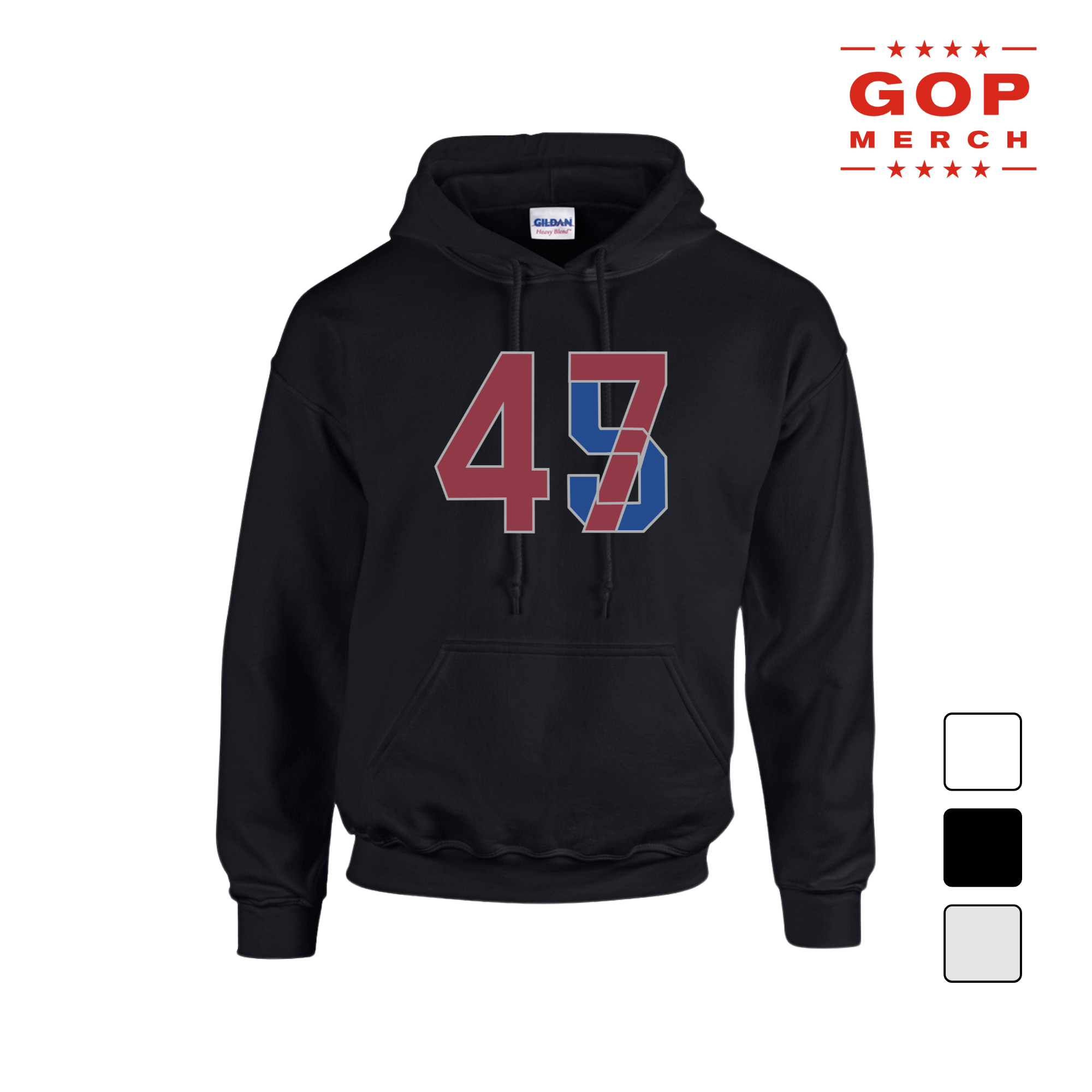 4547 Overlay Hooded Sweatshirt