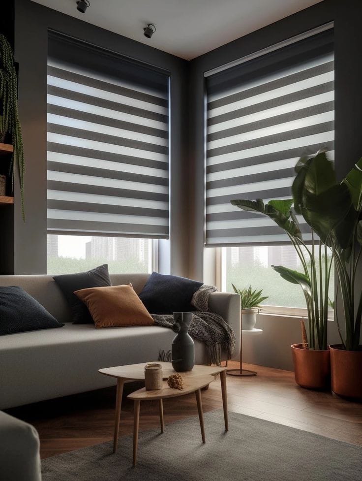Modern Zebra Blinds