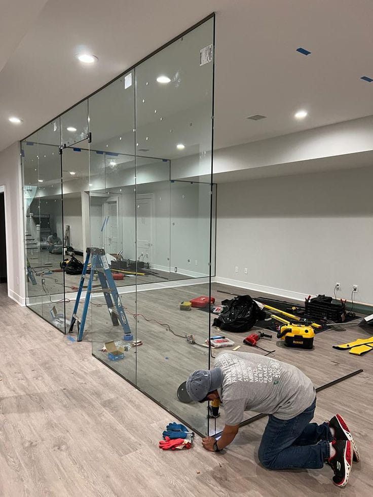 Glass Partition Wall