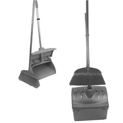 Long Handle Broom and Dustpan Set