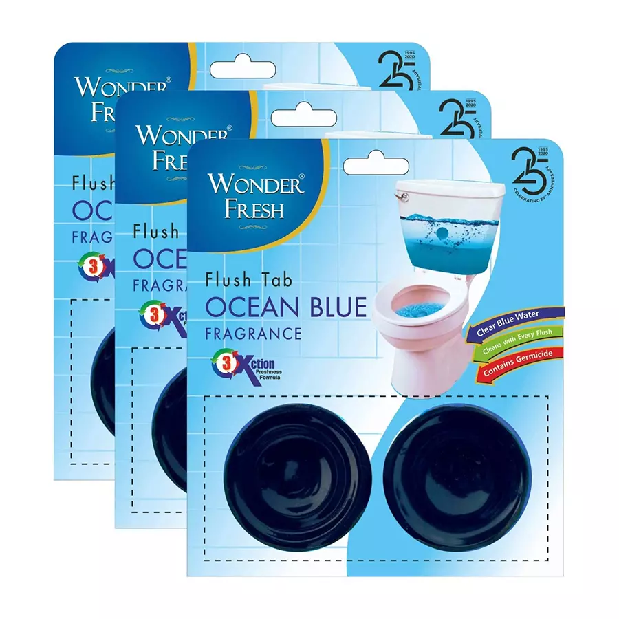 Wonder Fresh Flush Tab Ocean Blue Fragrance