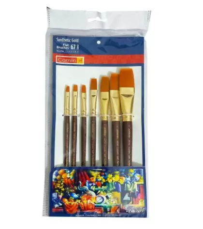 Synthetic Gold Paint Brushes