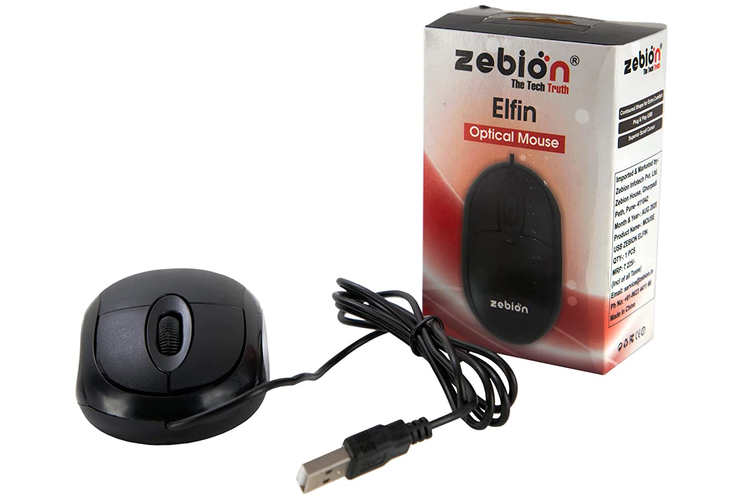 Zebion Elfin Optical USB Mouse