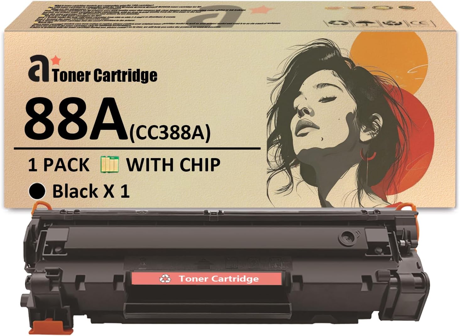 Completable Toner Cartridge 88A (CC388A)