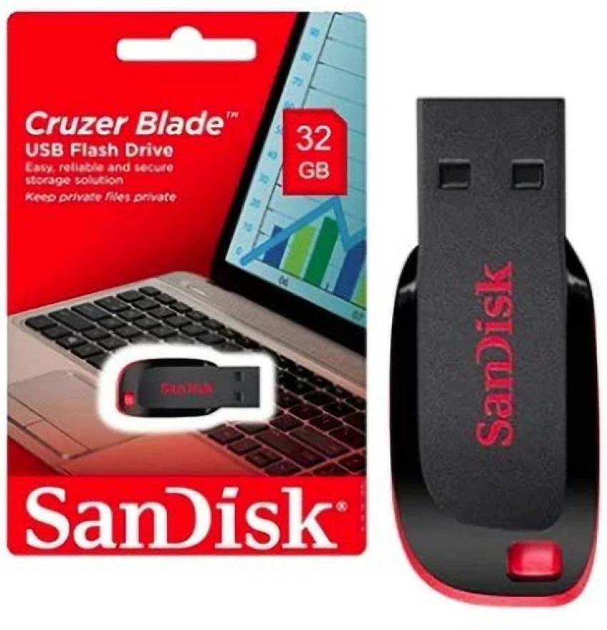 SanDisk Cruzer Blade USB Flash Drive 32GB
